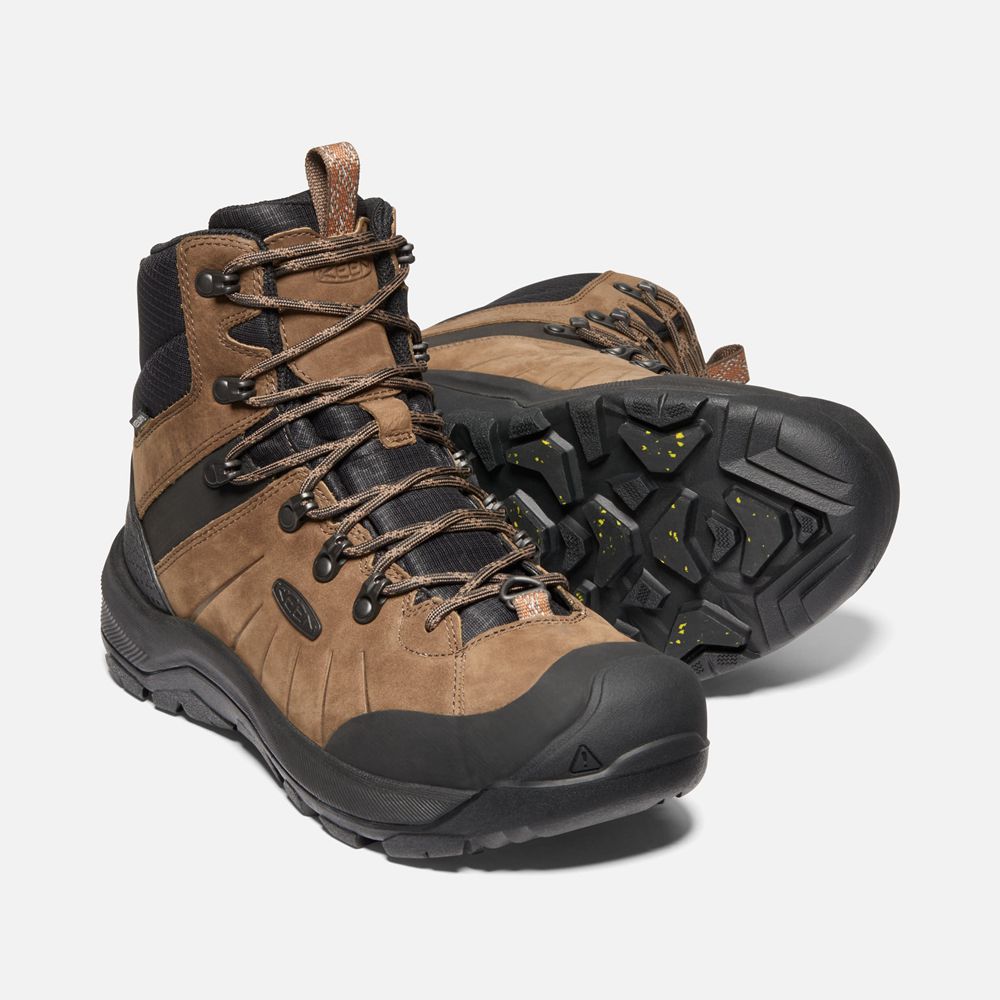 Keen Laarzen Heren Bruin/Zwart - Revel Iv Polar - 26903-QLXK